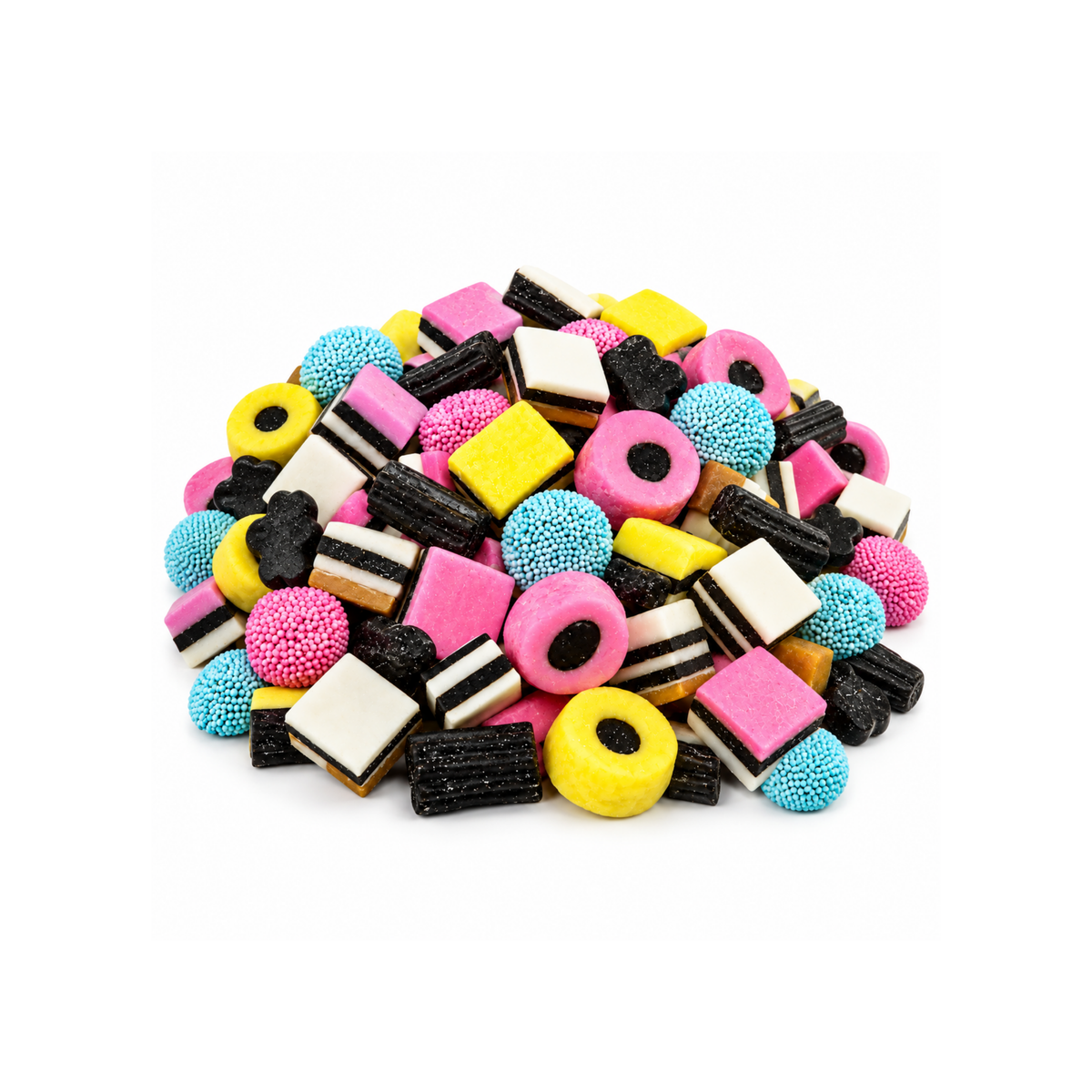 Allsorts Licorice Candy 700g – Assorted Colorful Licorice Mix – Soft & Chewy Candy