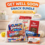 Get Well Soon Snack Bundle – 7 Comfort Treats with Hot Chocolate, Chocolate & Biscuits