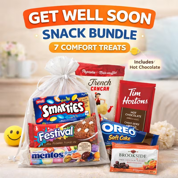Get Well Soon Snack Bundle – 7 Comfort Treats with Hot Chocolate, Chocolate & Biscuits