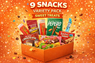 Extravaganza Snacks Bundle – 9 Items Variety Pack – Sweet Snack Box for Sharing, Gifts & Movie Night