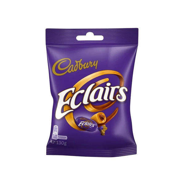 Cadbury Eclairs Chocolate Caramel Candy 130g (UK)