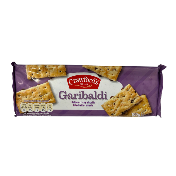 Crawford's Garibaldi Biscuits with Currants 100g (UK)