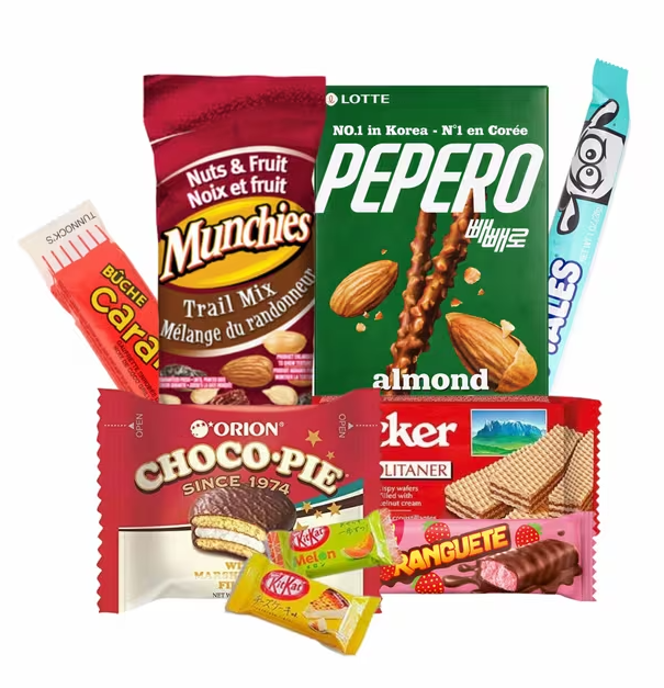 Extravaganza Snacks Bundle – 9 Items Variety Pack – Sweet Snack Box for Sharing, Gifts & Movie Night