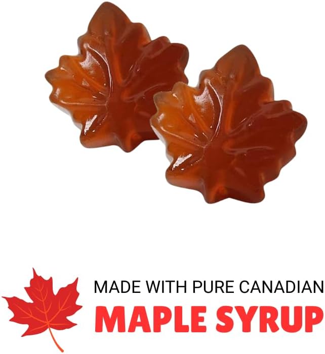 Maple Leaf Hard Candy 1 lb (454g) – Maple Flavoured Individually Wrapped Candies