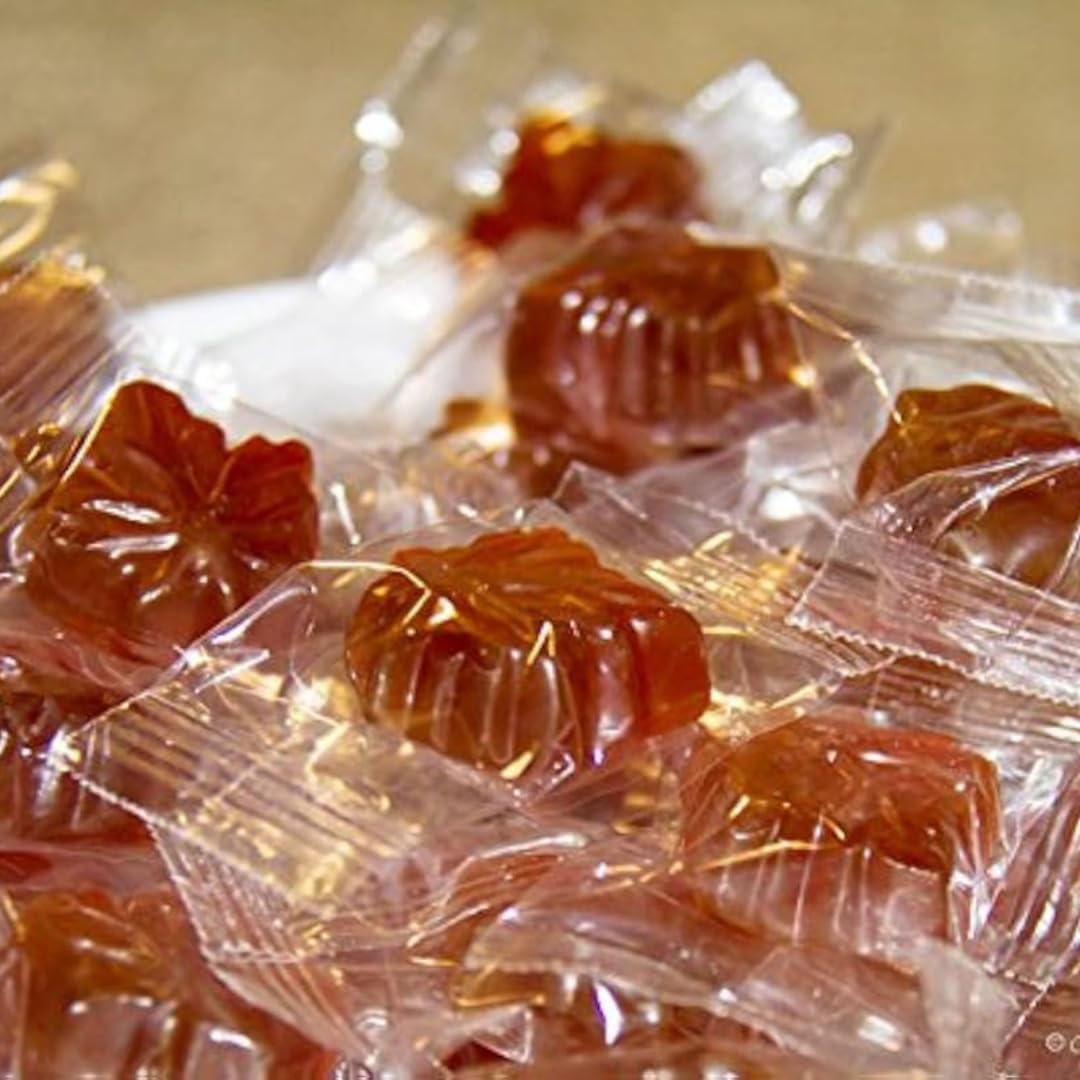 Maple Leaf Hard Candy 1 lb (454g) – Maple Flavoured Individually Wrapped Candies