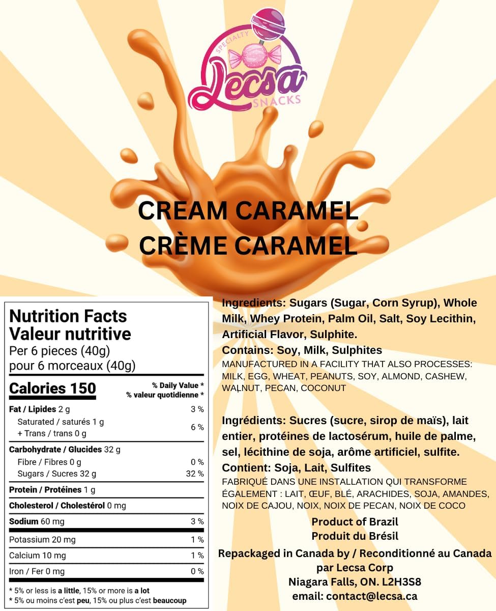 Creamy Caramel Squares Candy 1 lb (454g) – Individually Wrapped Chewy Butter Toffee