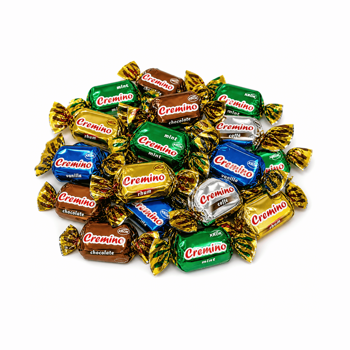 Assorted Cremino Toffee Candy – 1 lb (454g) – Individually Wrapped Creamy Toffee Candy Mix