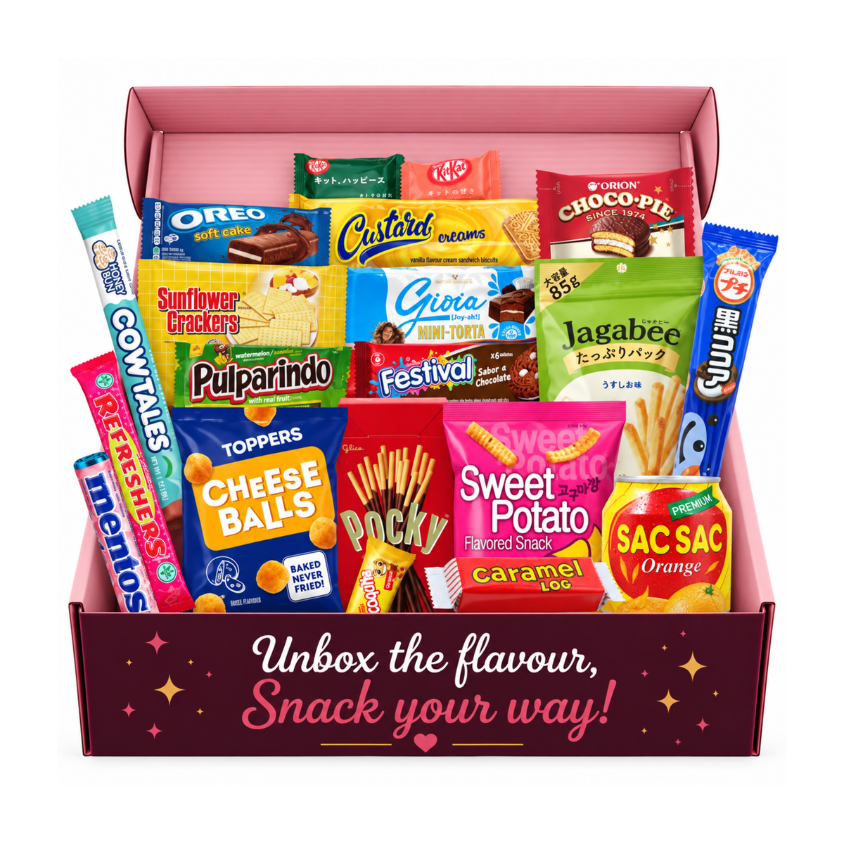 International Snack Box – 20 Global Treats from Around the World