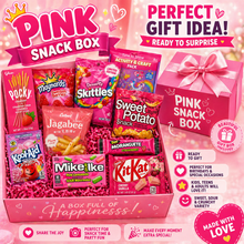Pink Snack Box - Sweet & Sour Variety Pack + Bonus Fun Kit