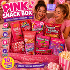 Pink Snack Box - Sweet & Sour Variety Pack + Bonus Fun Kit