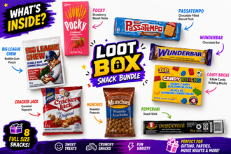 Loot Snack Bundle - Candy, Chocolate, Bubble Gum, Biscuit & Fun Treat Variety Pack