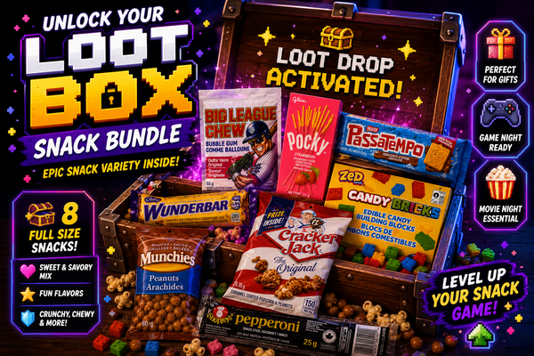Loot Snack Bundle - Candy, Chocolate, Bubble Gum, Biscuit & Fun Treat Variety Pack
