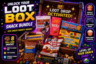 Loot Snack Bundle - Candy, Chocolate, Bubble Gum, Biscuit & Fun Treat Variety Pack