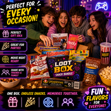 Loot Snack Bundle - Candy, Chocolate, Bubble Gum, Biscuit & Fun Treat Variety Pack