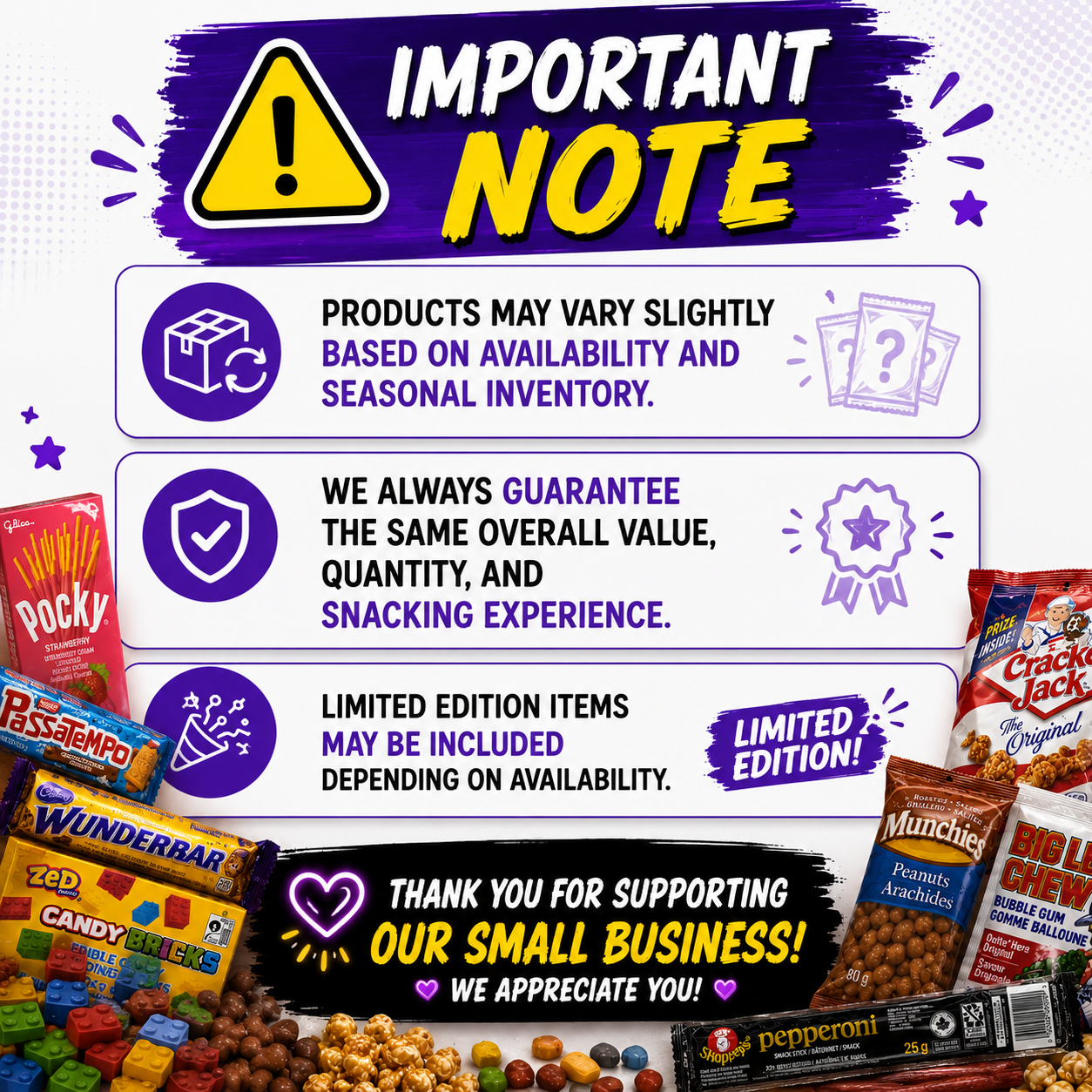 Loot Snack Bundle - Candy, Chocolate, Bubble Gum, Biscuit & Fun Treat Variety Pack