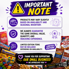 Loot Snack Bundle - Candy, Chocolate, Bubble Gum, Biscuit & Fun Treat Variety Pack