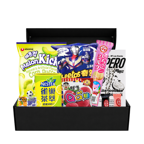 Exotic Asian Snack Variety Bundle – Candy, Chips, Chocolate & Drinks Gift Set – Assorted International Snacks Bundle