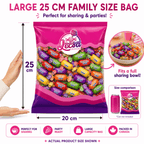 Colombina Assorted Fruit Chews – 1 lb (454g) – Individually Wrapped Fruity Chewy Candy Mix