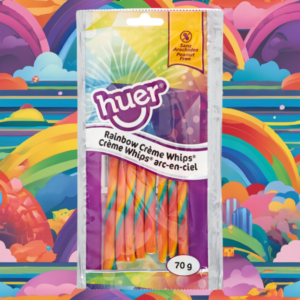 HUER RAINBOW CREME WHIPS 12x70g