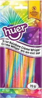 HUER RAINBOW CREME WHIPS 12x70g