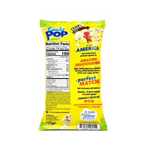 Candy Pop Sour Patch Kids Popcorn 149g