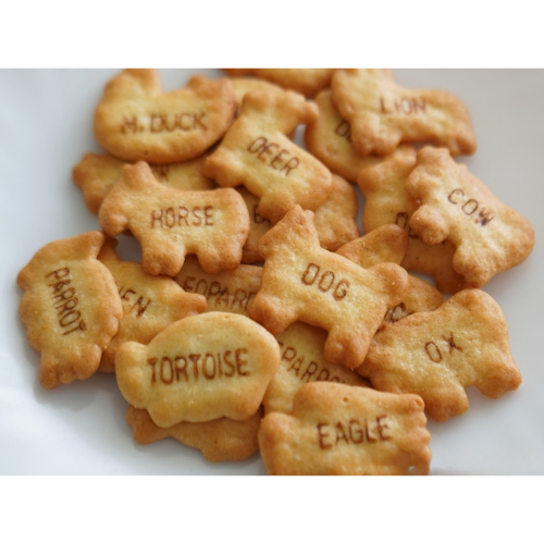 Ginbis Animal Shape Biscuits Assorted Flavors-144g (China)
