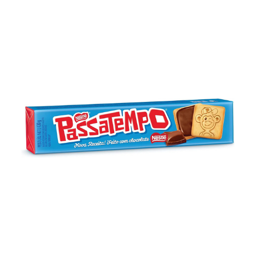 Passatempo Chocolate Filled Brazilian Cookie - 130g