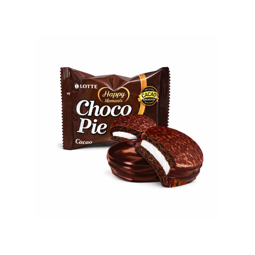 Orion Choco Pie Cacao 28g – Korean Chocolate Marshmallow