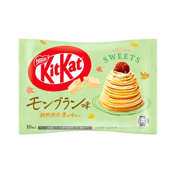 KitKat Mont Blanc Chocolate 104g – 9 Mini Bars Pack (Japan)