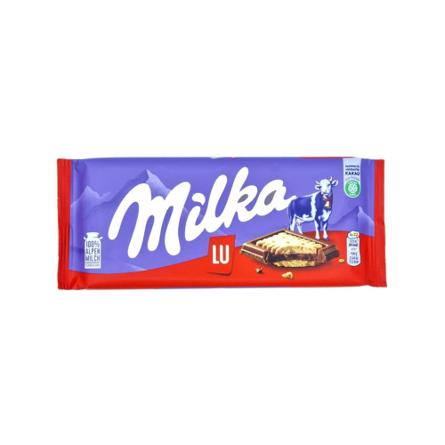 Milka LU Biscuit Chocolate Bar – (87g)