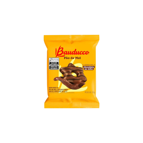 Bauducco Pão de Mel 30g – Honey Cake with Chocolate Coating (Brazil)
