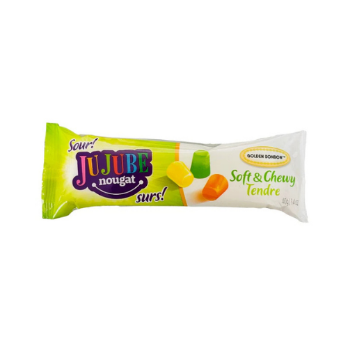 Sour Jujube Nougat 40g – Soft & Chewy Candy Bar