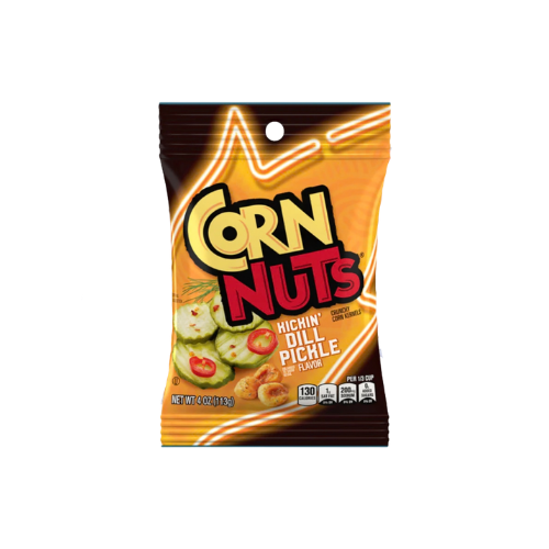 Corn Nuts Kickin’ Dill Pickle Flavour 113g – Crunchy Roasted Corn Kernels