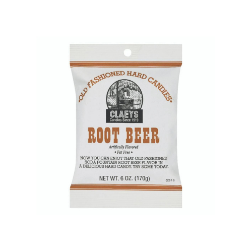 Claeys Old Fashioned Root Beer Hard Candies 170g (USA)