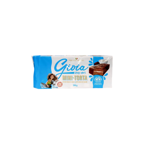 Gioia Mini Torta Cocoa 390g – 10x39g Chocolate Snack Cake (Italy)