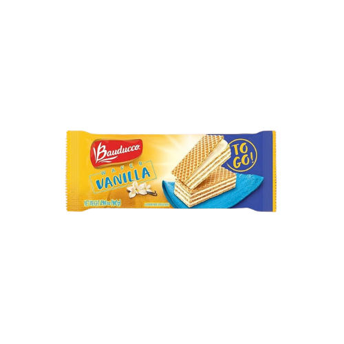 Bauducco Vanilla Wafer 40g – Crispy Cream Filled Wafer Snack (Brazil)
