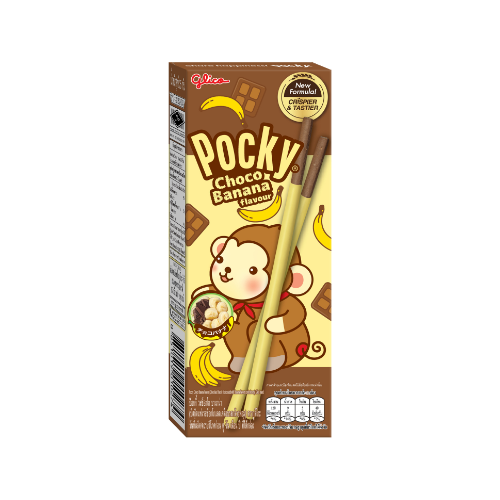 Pocky Choco Banana 25g – Chocolate Banana Biscuit Sticks (Thailand)