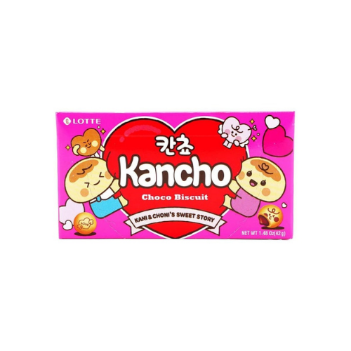 Kancho Choco Biscuit 42g – Chocolate Filled Biscuit Bites (Korea)