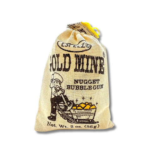 Gold Mine Nugget Bubble Gum 56g