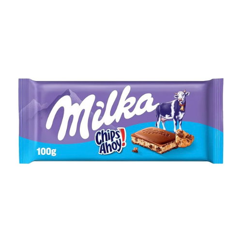 Milka Chips Ahoy Chocolate Bar – (100g)