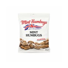 Taveners Mint Humbugs 165g – Mint Flavoured Candy with Chewy Toffee Centre