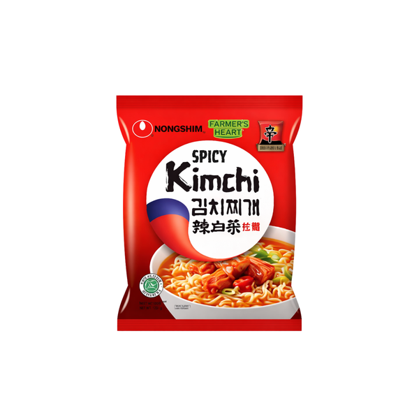 Nongshim Spicy Kimchi Instant Noodles 120g (China)