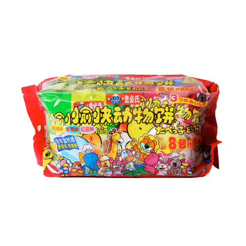 Ginbis Animal Shape Biscuits Assorted Flavors-144g (China)
