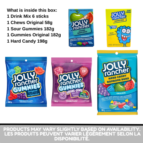 Jolly Rancher Candy Variety Bundle – 5 Count Assorted Pack