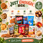 Just Enough Box – 9 Assorted Sweet & Savoury Snacks