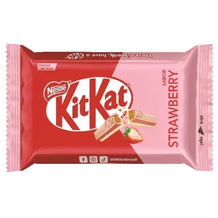 KitKat Strawberry Nestlé 41,5g (Brazil)