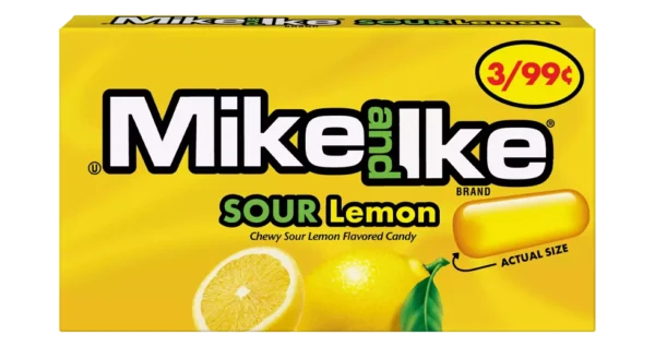 Mike & Ike Sour Lemon 24x22g