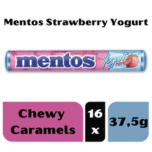 MENTOS STRAWBERRY YOGURT 16 x 37,5g (Brazil)