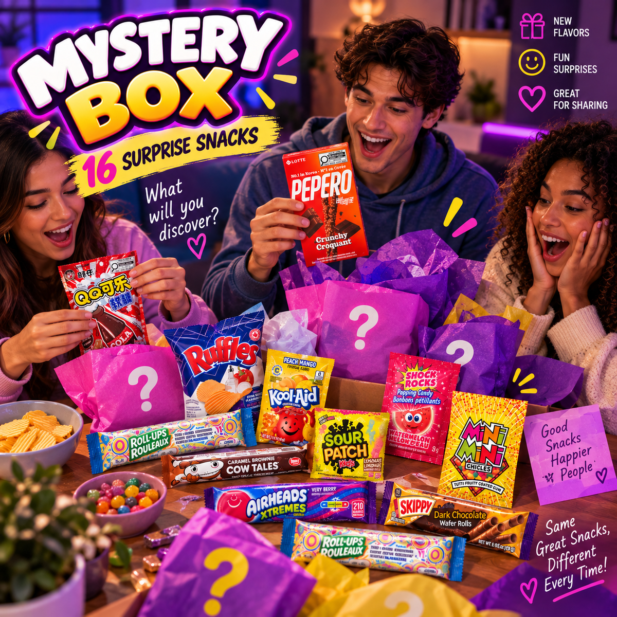 Mystery Snack Box – 16 Surprise Snacks