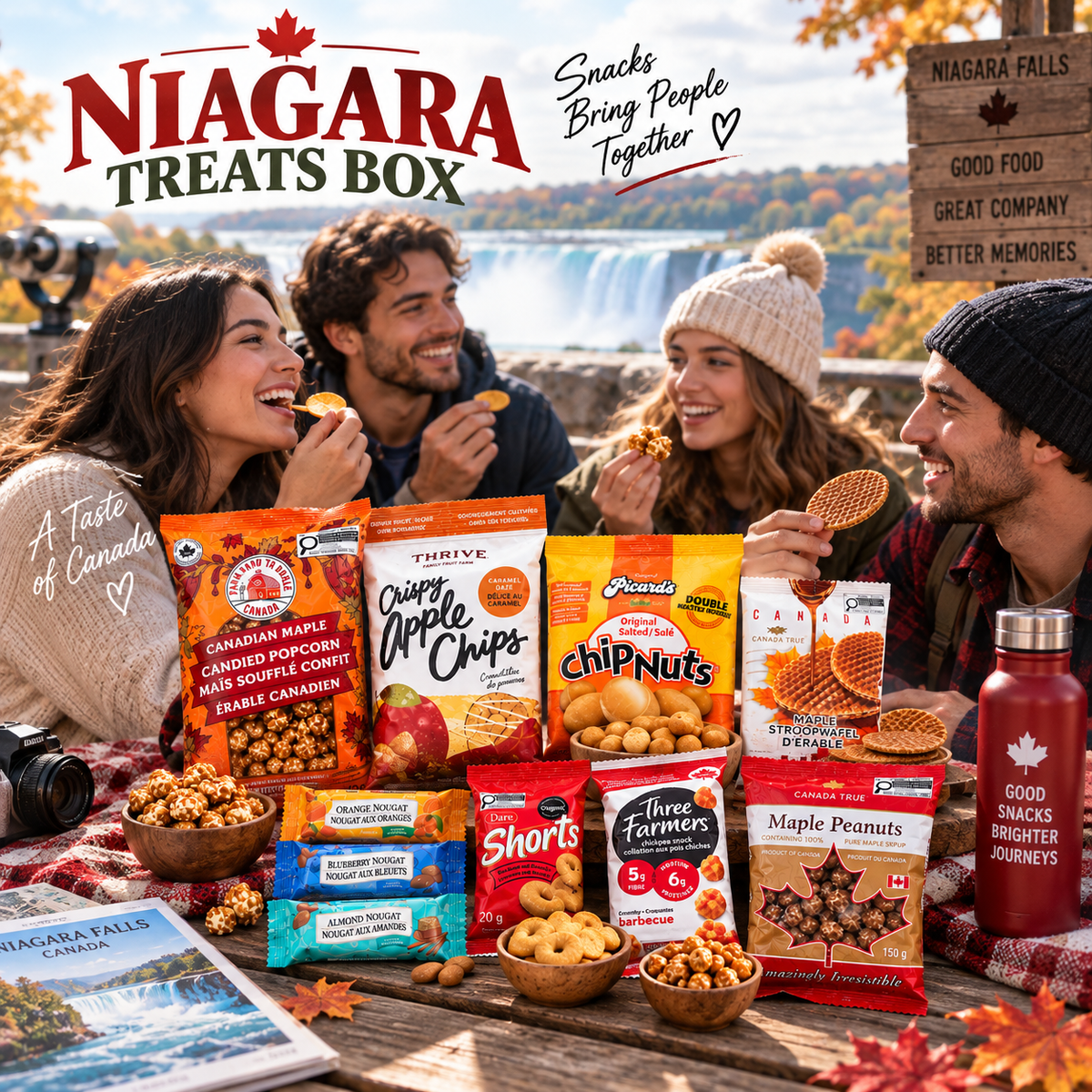 Niagara Treats Box – Taste of Canada Snack Variety Box